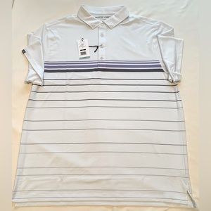 Haus of Grey • NWT • Horizon Golf Polo • XL • Vapor (Amethyst Heather/Carbon)